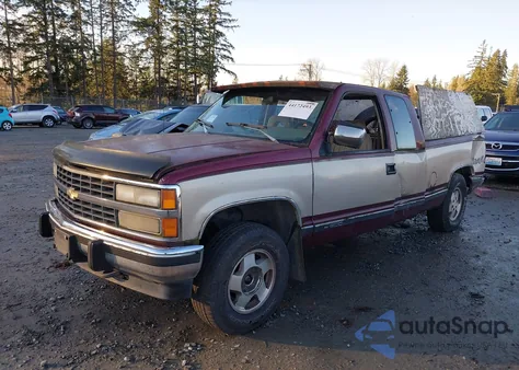 1993 Chevrolet Gmt-400 K1500 from USA, damaged, VIN 2GCEK19K9P1192964
